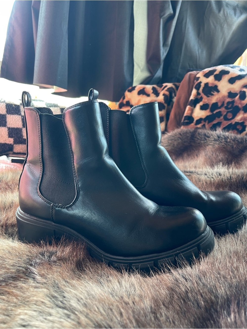 Classic Black Ankle Boots - Women's